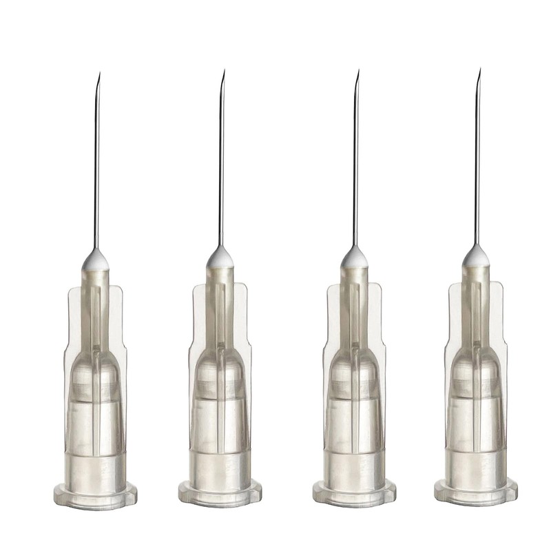 100Pack 27 Gauge 1/2 inch Needle Luer Lock Lab Dispensing 27G