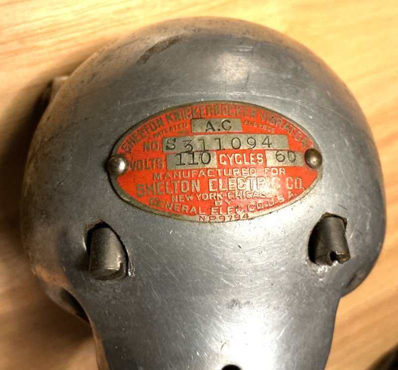 Antique Shelton Knickerbocker Vibrator Patient August 28, 1906 NP9794 gallery