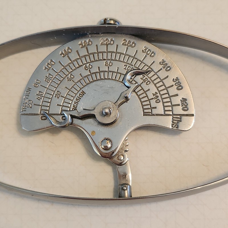 Vtg Aloe Hand Strength Measurement Dynamometer Aloe Germany Chrome Rare Brand gallery