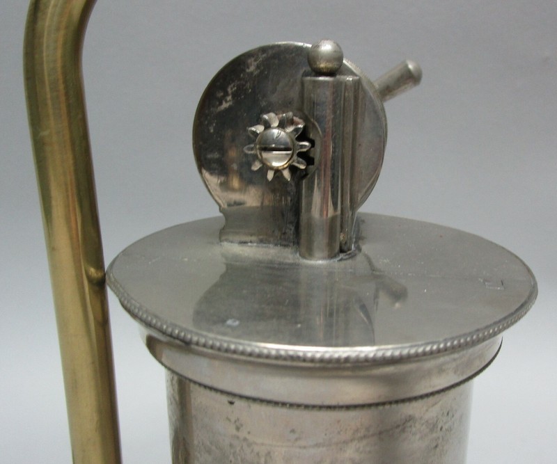 Unique 19th C. FRENCH MEDICAL Instrument as Lamp EGUISIER Model #1 circa 1860s gallery