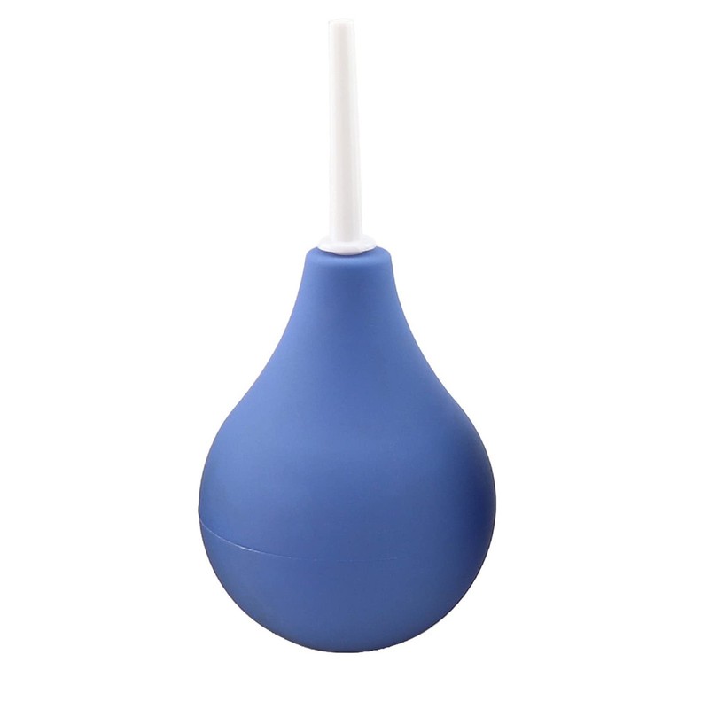 BodunDirect Anal Douche Enema Bulb Vaginal Blue, 7.4 Ounce, Blue