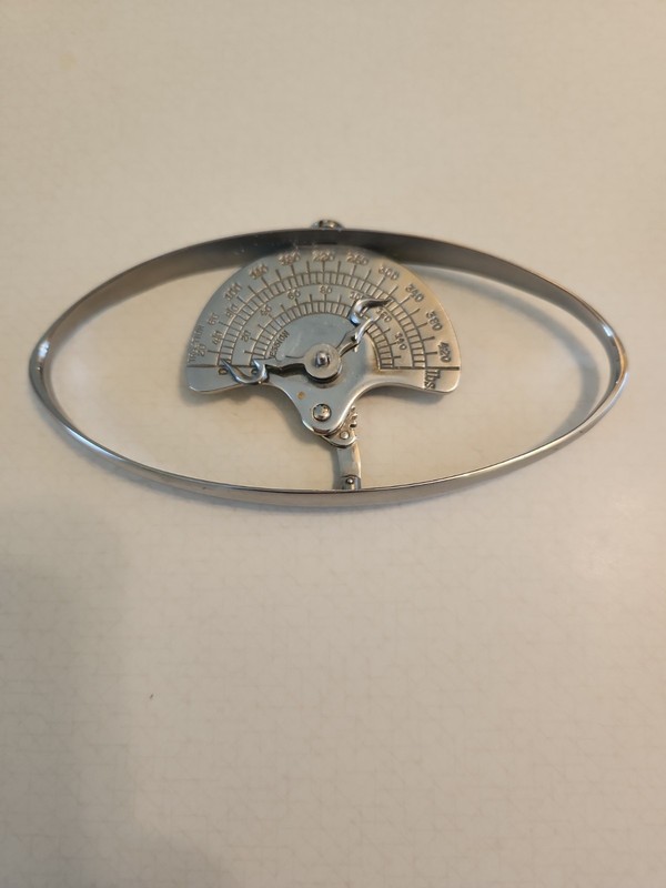 Vtg Aloe Hand Strength Measurement Dynamometer Aloe Germany Chrome Rare Brand gallery