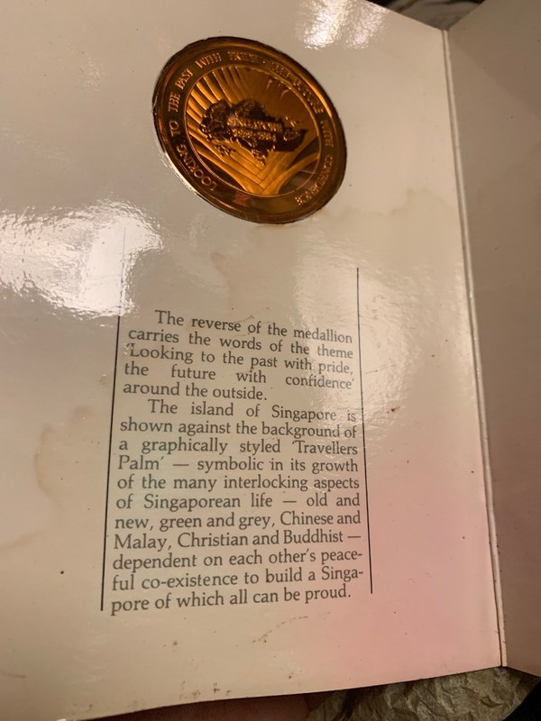 Singapore Mint "The Unfinished Medallion" 1959-1984 gallery