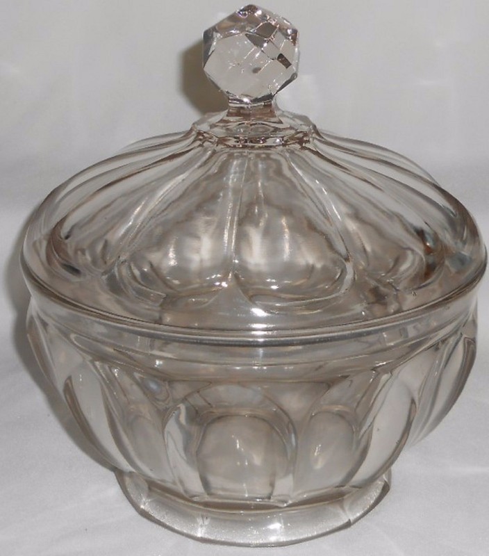 RARE Patent date June 1906 SANITARE Heavy Glass MEDICAL – DENTAL Cov’d Jar