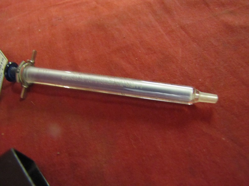 Antique Glass Becton, Dickinson & Co. X-Acto Syringe #4 gallery