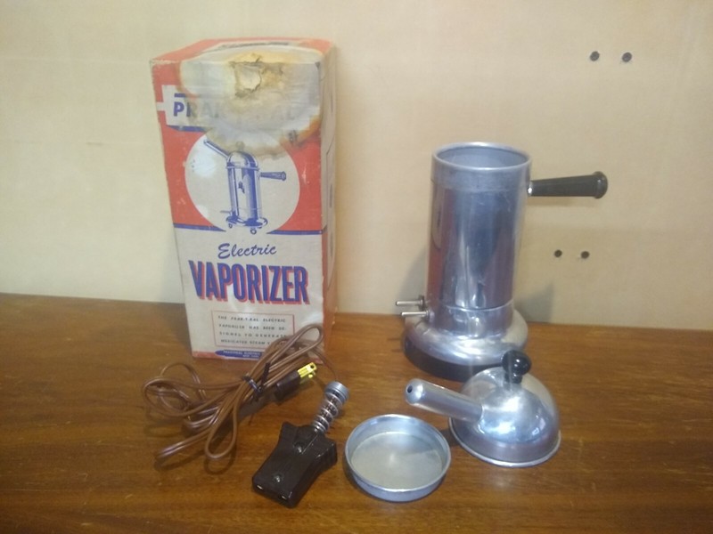 Vintage Prak-T-Kal Electric Vaporizer Complete #101-B w/ Box and Cord – Works!!