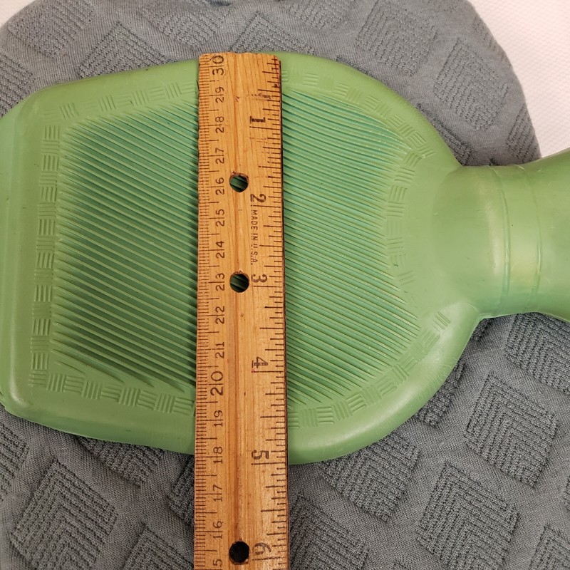 Set of 2 Vintage Rubber Hot or Cold Water Bottle Heating Pad with Stoppers gallery