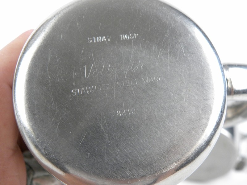 Vintage Stainless Steel Sinai Hospital Creamers Vollrath 8210 & Japan 18-8 gallery