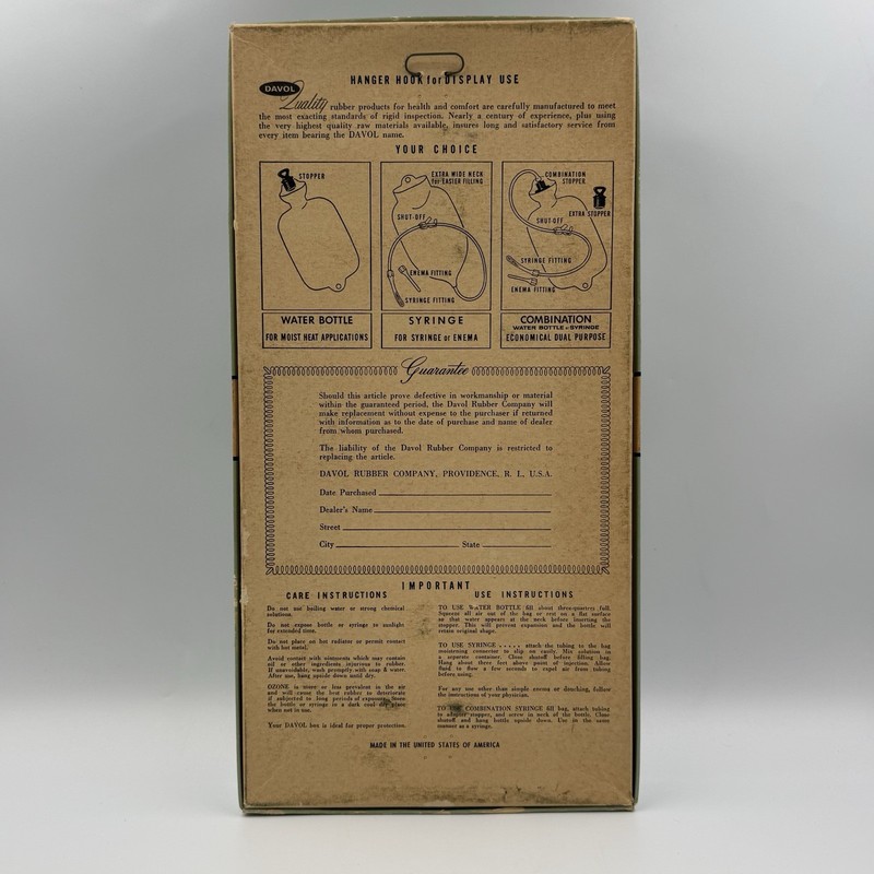 Davol Comfy Water Bottle No 12 Vintage New gallery