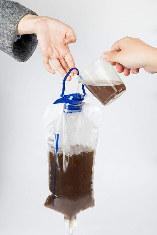 Reusable Enema Bag Kit Douche Bag, MTSXDYT 1200ml Enemas bag+10CM tube, Blue gallery