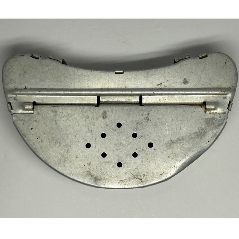Vintage Metal Hip Bait Box Fishing Tray Container Kidney Shaped gallery