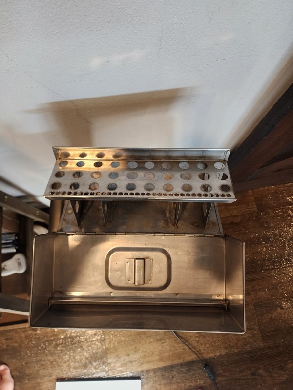 VINTAGE LIFELINE HETHERINGTON TECHNIQUE STERILIZATION SYRINGE HOLDER MEDICAL Box gallery