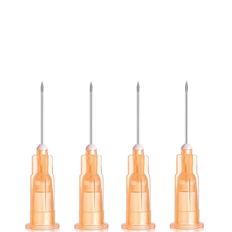 100Pcs 25 Gauge 5/8 Inch (16MM) Needle Luer Lock Individual Package of 25G