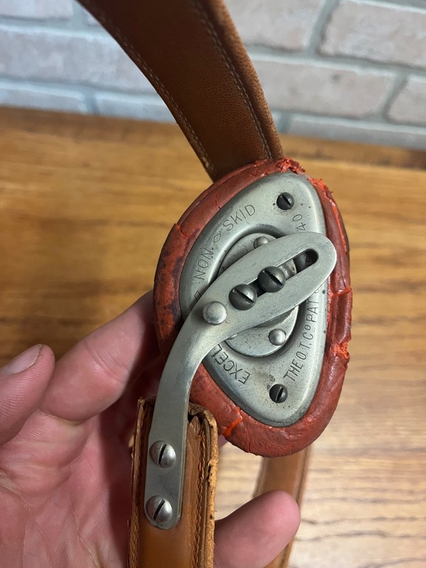 Antique Vintage Hernia Belt Medical Device Oddity Leather Ohio Truss Co. 1900s gallery