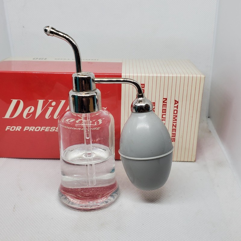 New Devilbiss Eye Irrigator No. 190 Glass Pharmacy Ophthalmologist Doctor