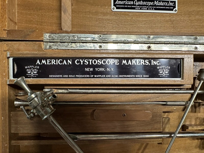 Vintage American Cystoscope Maker, Wappler Foroblique Pan-Endoscope 68 A #MR gallery