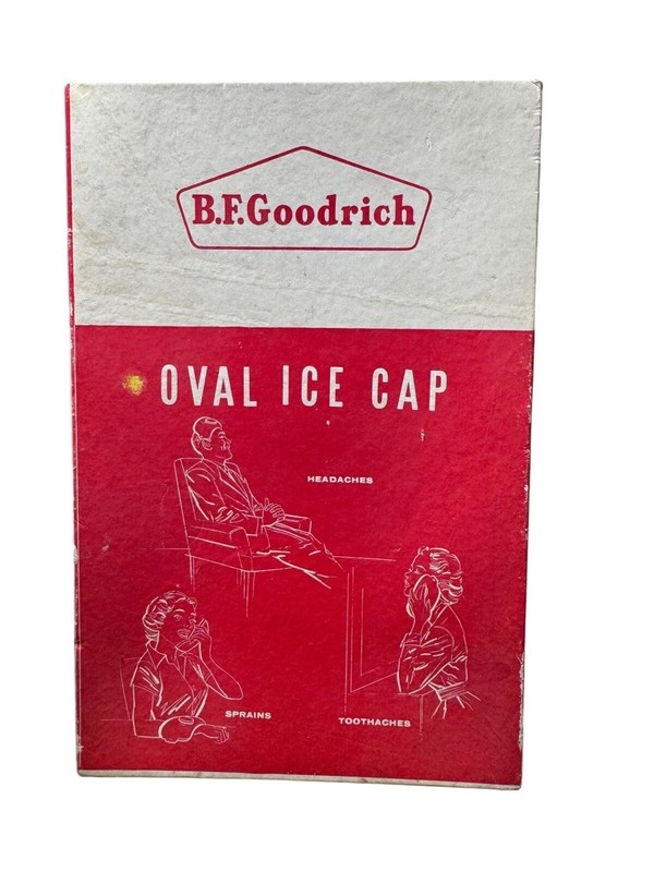 Vintage B. F. Goodrich Oval Ice Cap No. 29 w/Original Box Unused