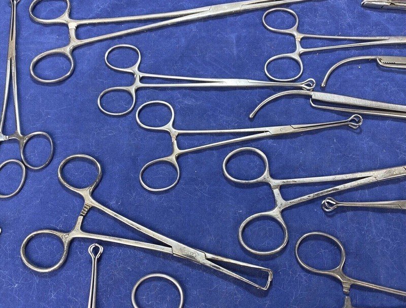 26 Forceps, Instruments ~ Stainless Steel, Germany, Codman