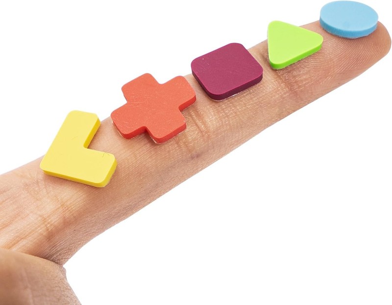 Bump Dots for Visually Impaired 200 Pcs Combo Pack(Yellow&Red&Blue&Purple&Green) gallery