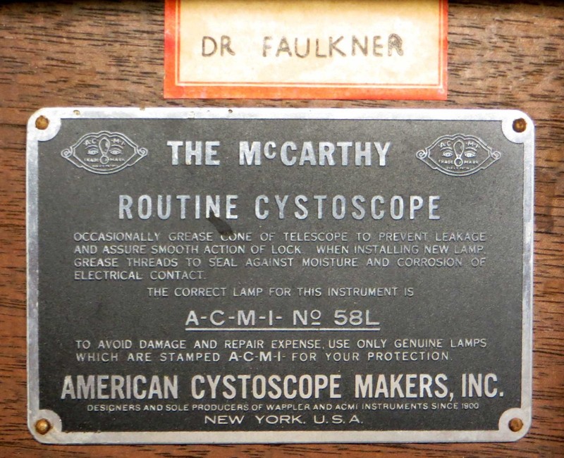 Rare Antique American Cystoscope Makers "The McCarthy Routine Cystoscope" w/Box gallery
