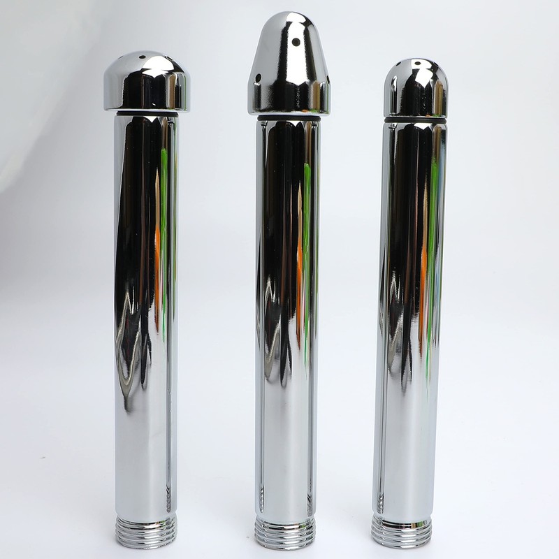 Nozzle Shower 3 Heads Metal Cleaner & 20 inches Silicone Silver, Black, White gallery