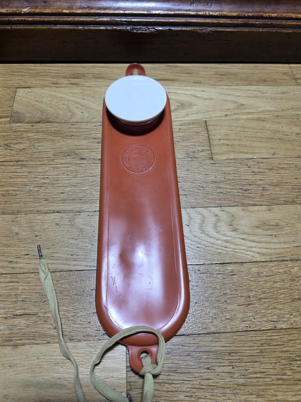 Vintage DAVOL "THROAT BAG" #424 Hot Water Throat and spine ice bag - Made in USA gallery