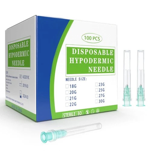 32 Gauge 1/2 inch Disposable Needles, Luer Lock 32G 0.5 Inch (13MM)