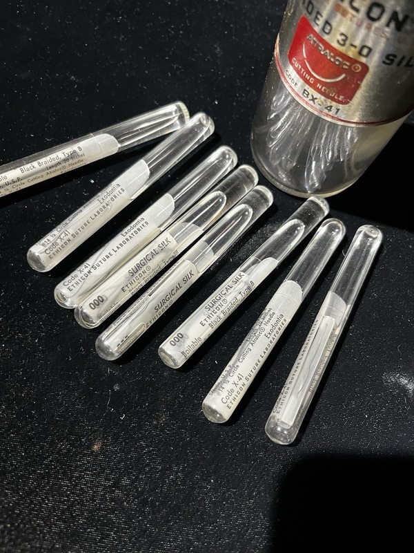 VTG Rare Medical Collectible Ethicon Sutures in Jar BX-41 gallery