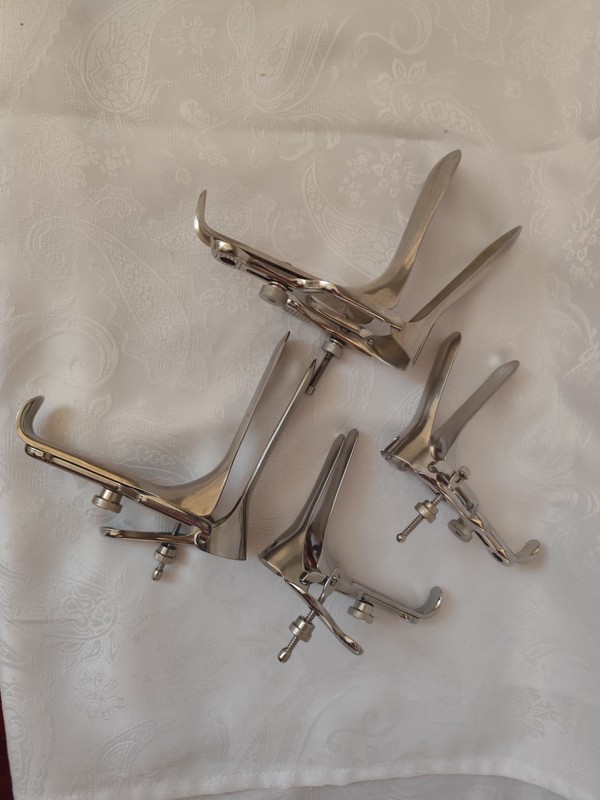 Set of 4 Vintage Speculums - Adult Novelty / BDSM Fetish Collectible – Pre-Owned gallery