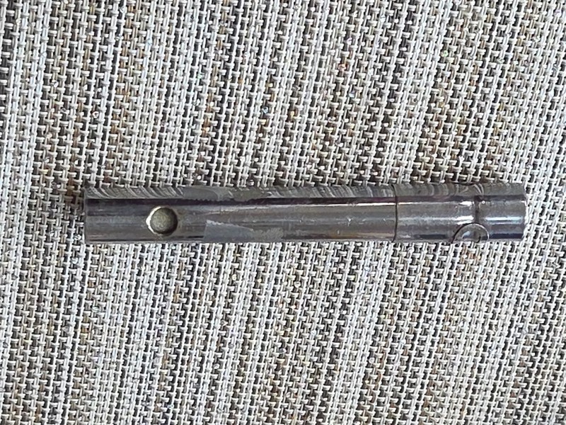 Vintage Doctor’s Medicine or Sample Vial Glass Lined Metal Sherman’s Detroit