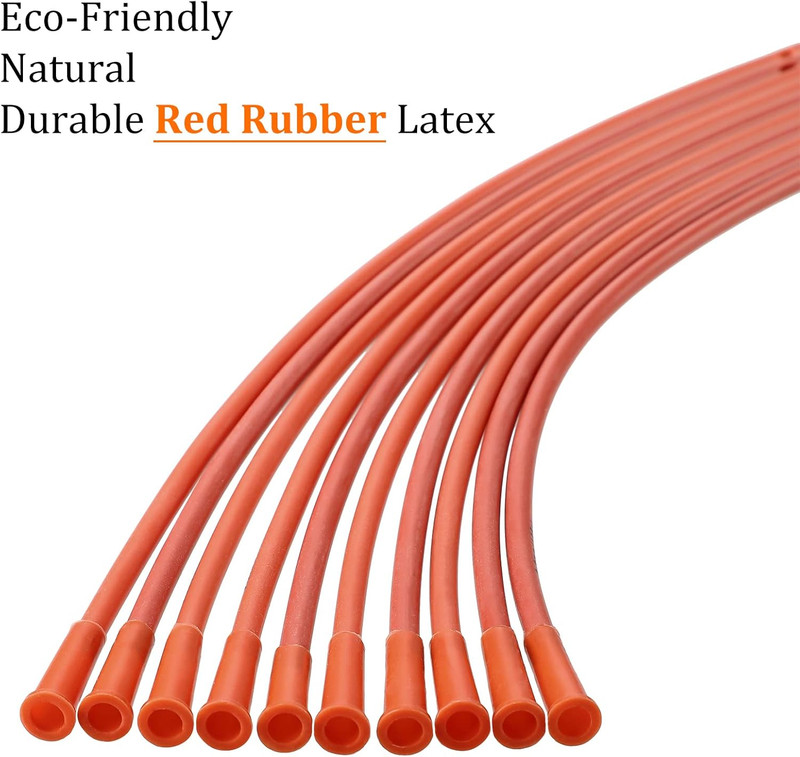Tondiamo 10 Pieces 15 Inch X 18Fr Rubber Enema Tubes Colon Tubes for Coffee Enem gallery
