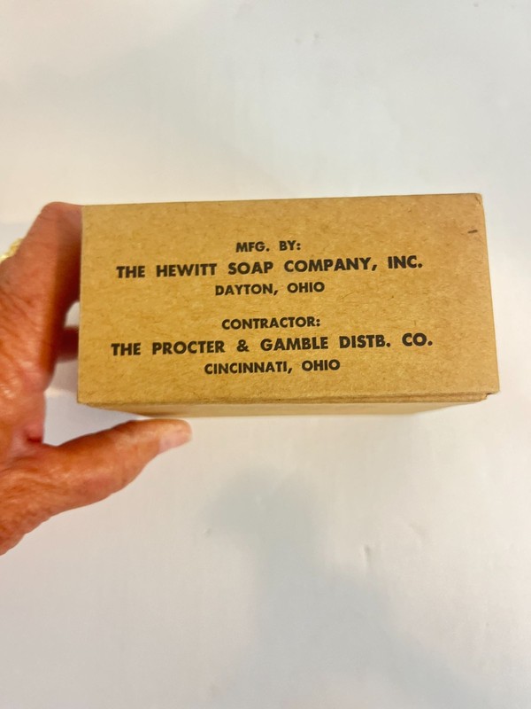 Vintage U.S. Military Surgical Soap August 1962 LOT 1 5/6 bars Not for use gallery