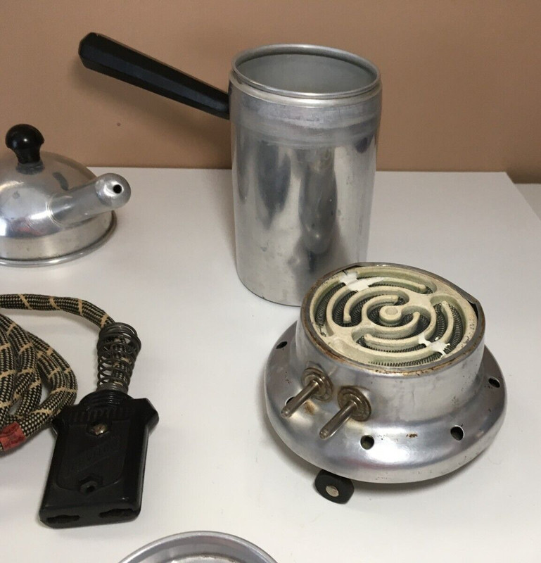 **Vintage MCM PRAK-T-KAL ELECTRIC VAPORIZER EARLY MODEL 101-A LEVITON CORD USA gallery