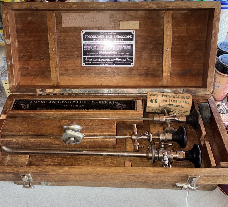 Vintage American Cystoscope Makers McCarthy Foroblique Pan-Endoscope Adult gallery