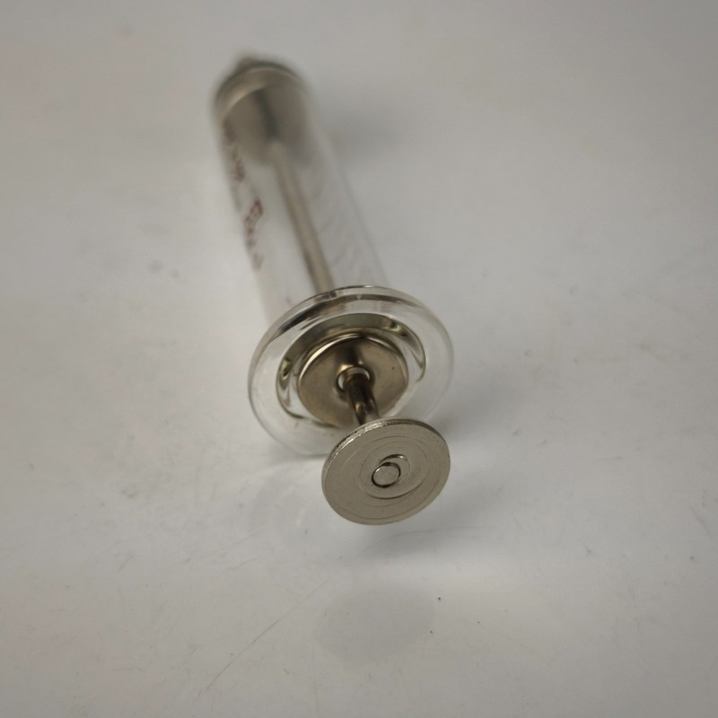 Vintage Glass Syringe 5 cc MLW Injecta Steinach Uni - Record 77 Germany #6087 gallery