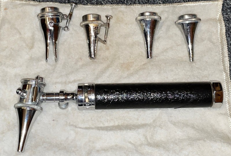 Vintage Gowllands Ophthalmoscope Otoscope England Diagnostic Medical Instrument