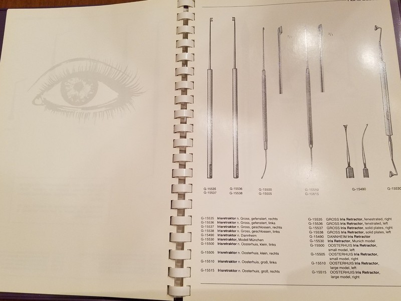 Vintage Hans Geuder Eye Instruments Catalog surgery optical optometrist gallery