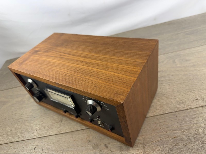 Vintage Electromyometer Analog Instrument Wood Case P-P Microvolts gallery