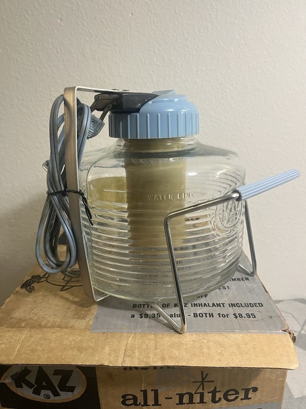 KAZ All-niter Electric Vaporizer/Humidifier w/Box Hospital Model 250 Vintage gallery