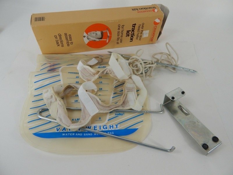 Vintage Champion Over the Door Head Halter Traction Kit Made in USA gallery