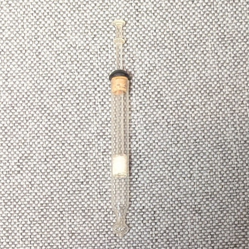 Medical Syringe Antique Glass Plunger & Cotton Twine gallery