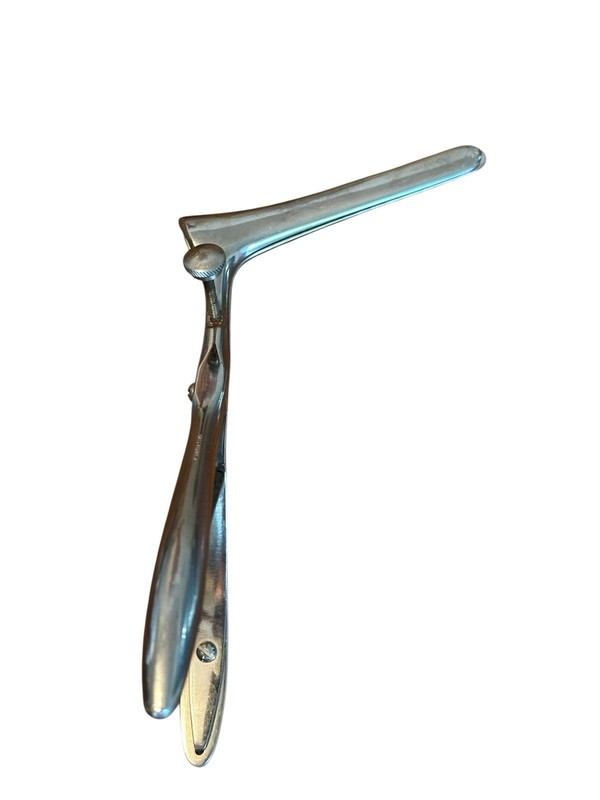 Vintage Stainless Steel Vaginal Rectal Speculum Medical Instrument Gynecology gallery