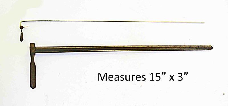 Uncommon "PILLING PHILA-USA" marked EXTRA LONG 15" Brass LARYNGOSCOPE w/ Light gallery