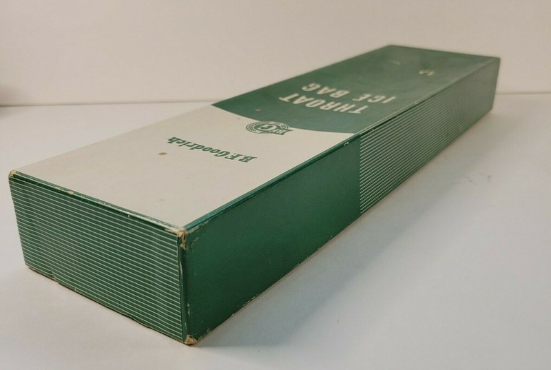 Vintage B F Goodrich Red Rubber Throat Ice Bag #40 In Original Box Includes Tie gallery