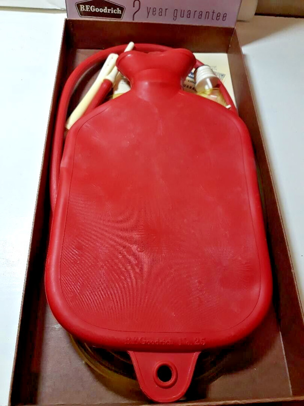 VTG BF Goodrich Combination Fountain Syringe Hot Water Bottle Enema Douche 25-C gallery