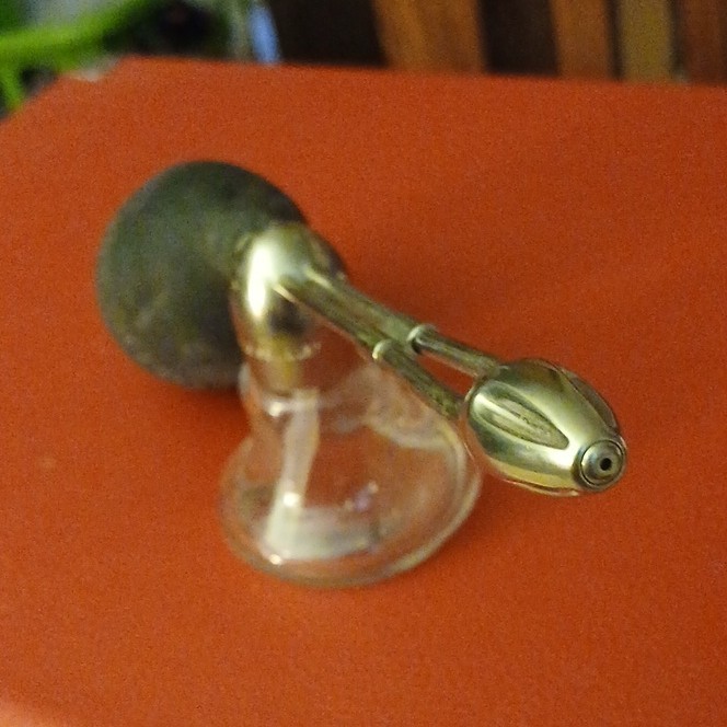Glass and Metal Medical Atomizer Bulb Syringe Vintage Sprayer Device gallery
