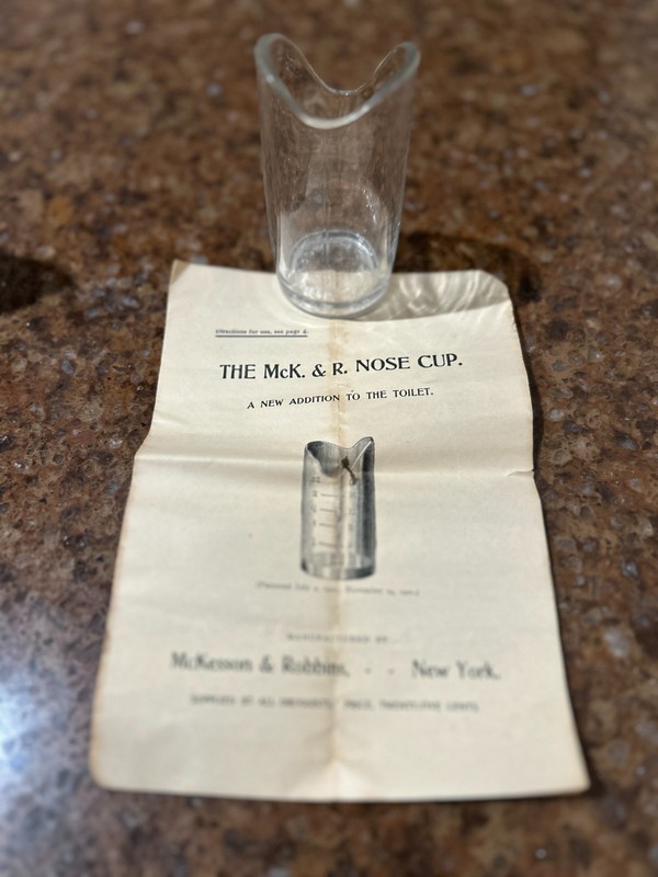 Two Glass Nasal Devices, Antique Medical Equipment, Very Interesting gallery