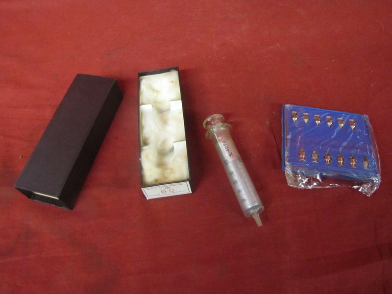 Antique Glass Becton, Dickinson & Co. X-Acto Syringe #1