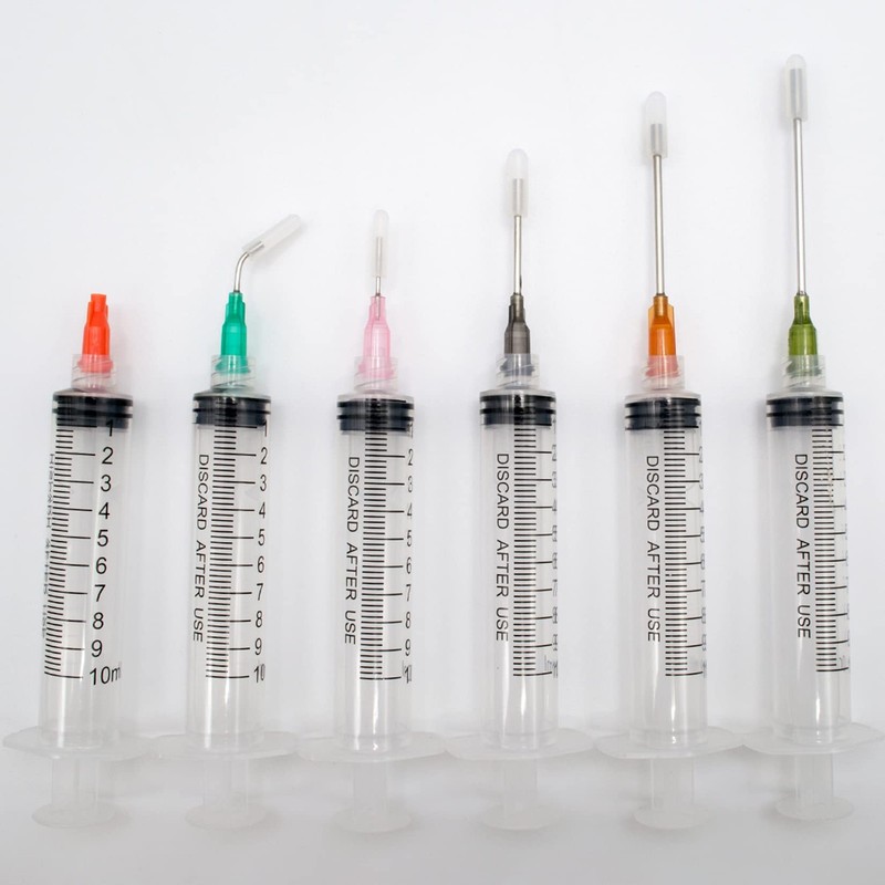 Glue Applicator Syringe with Blunt Tip Needle and Cap, for Liquid, Glue,... gallery