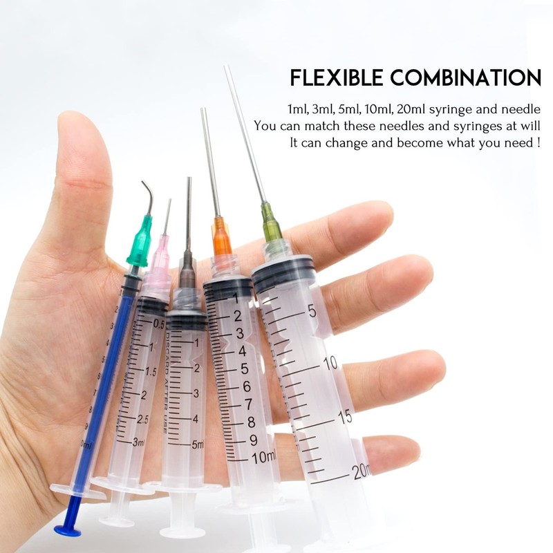 Glue Applicator Syringe with Blunt Tip Needle and Cap, for Liquid, Glue,... gallery